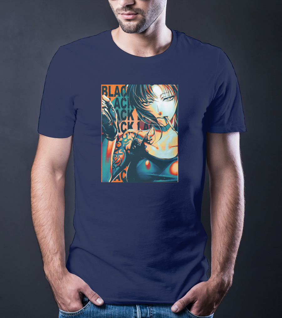 Black Lagoon Pop Anime Style Revy T-Shirt