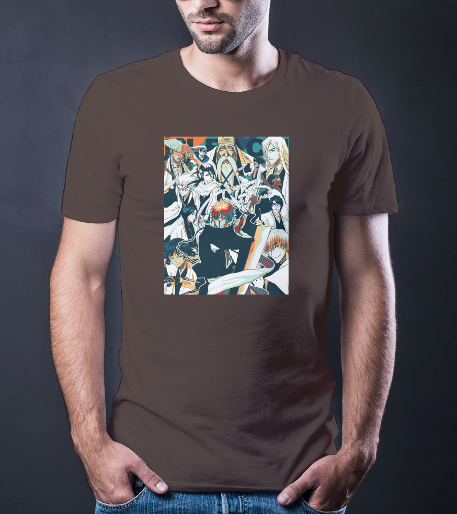 BLEACH Character Collage Manga Art POP T-Shirt