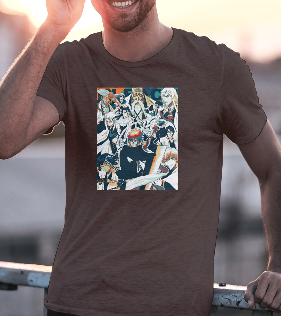 BLEACH Character Collage Manga Art POP T-Shirt
