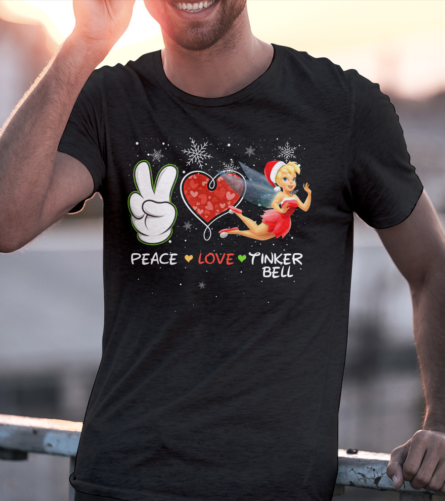Peace Love Tinker Bell T-Shirt