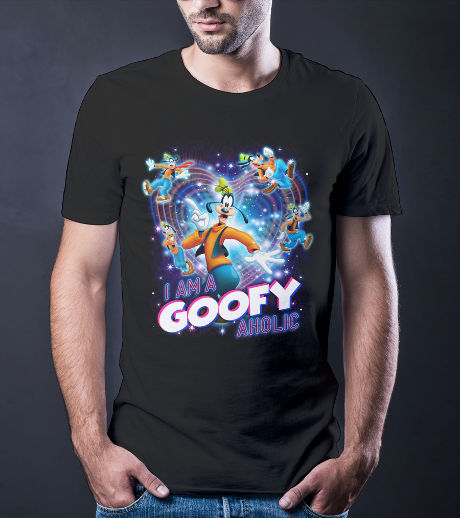 I Am A Goofy Aholic Disney Character Fan Tribute T-Shirt