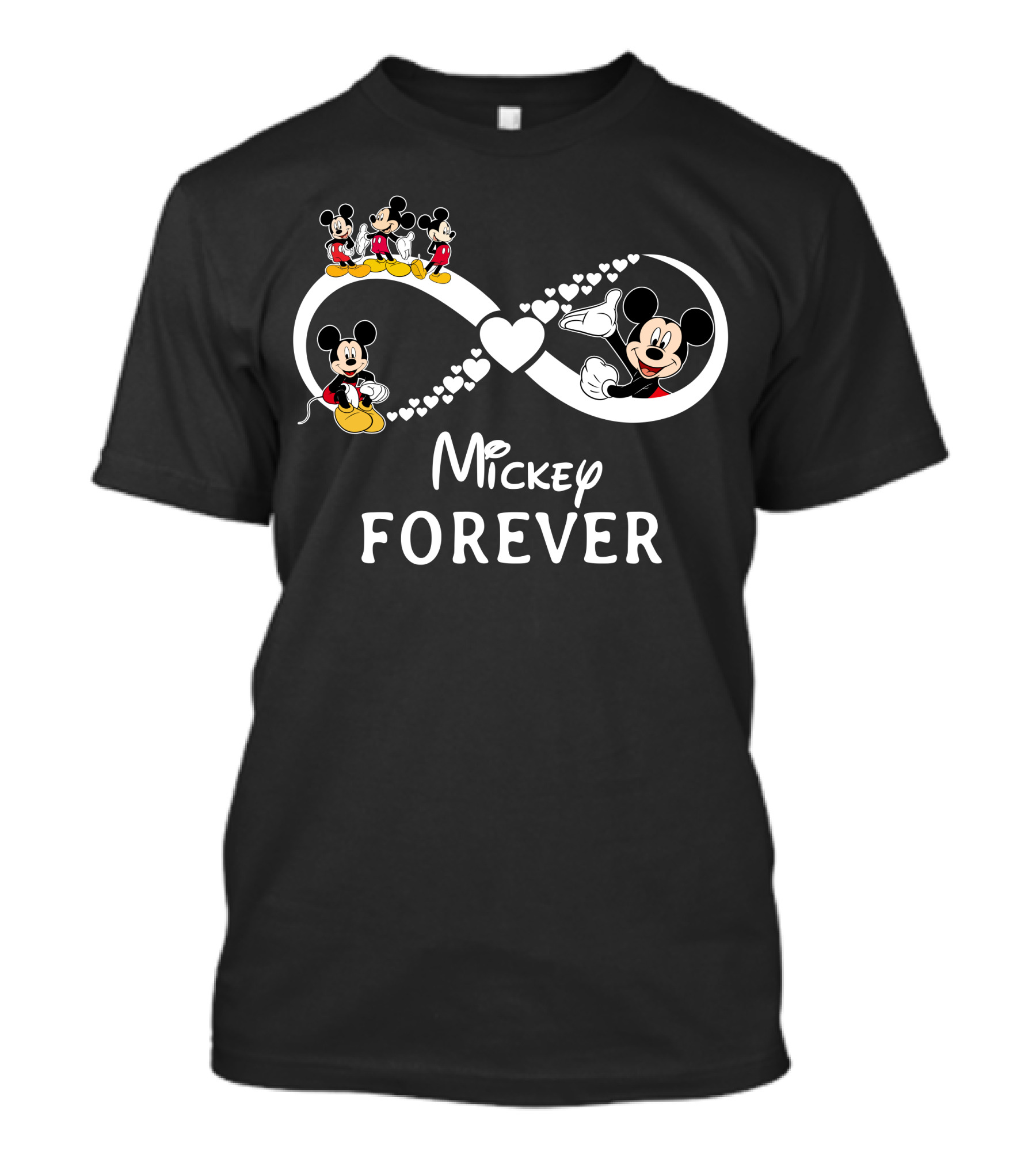 Mickey Forever Infinity Heart Animation T-Shirt