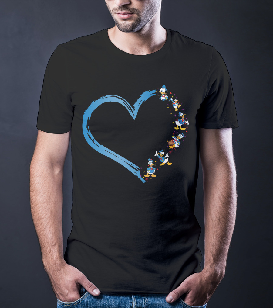 Donald Duck Heart T-Shirt
