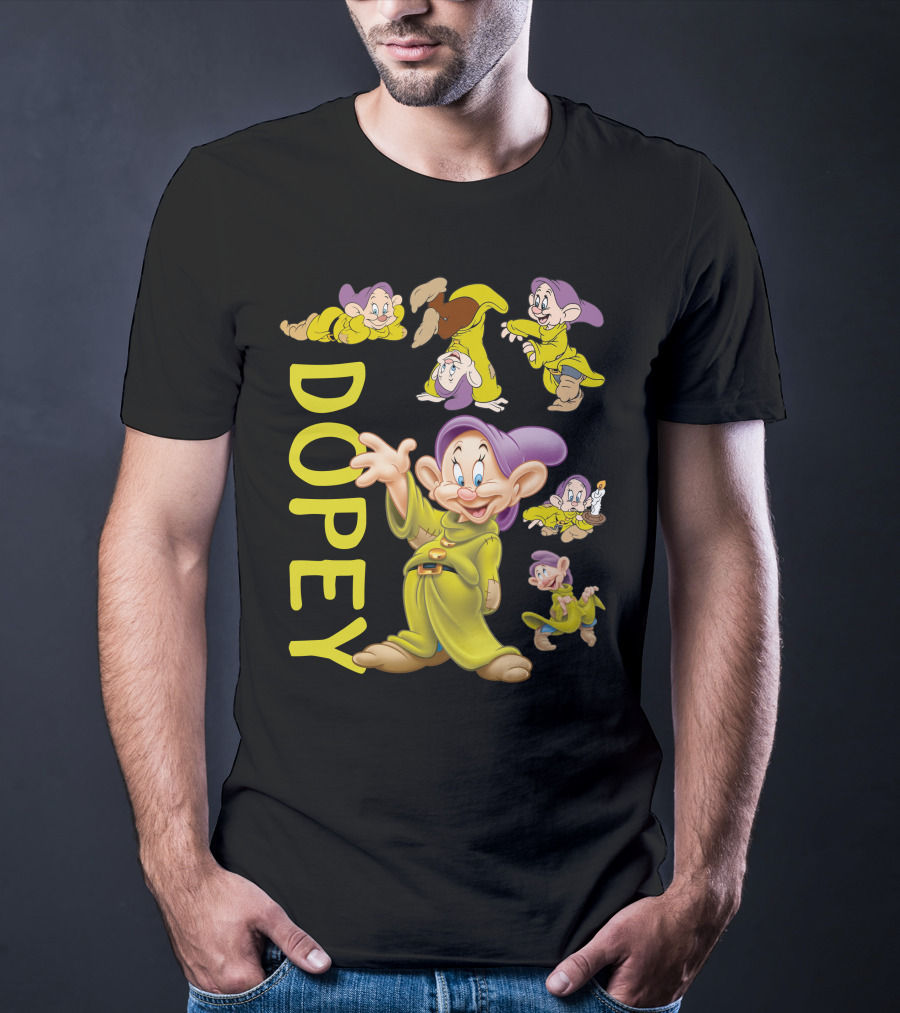 Dopey Seven Dwarfs Character Variations Disney T-Shirt