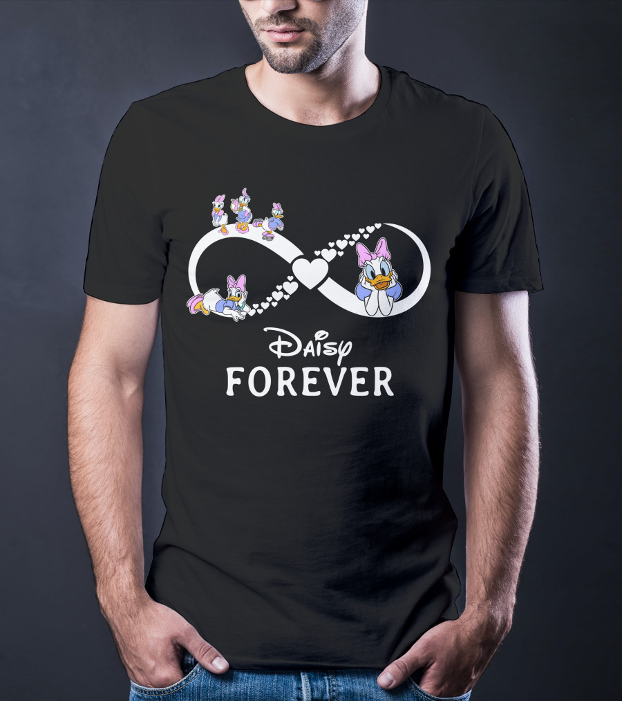 Daisy Forever Infinity Heart And Characters T-Shirt