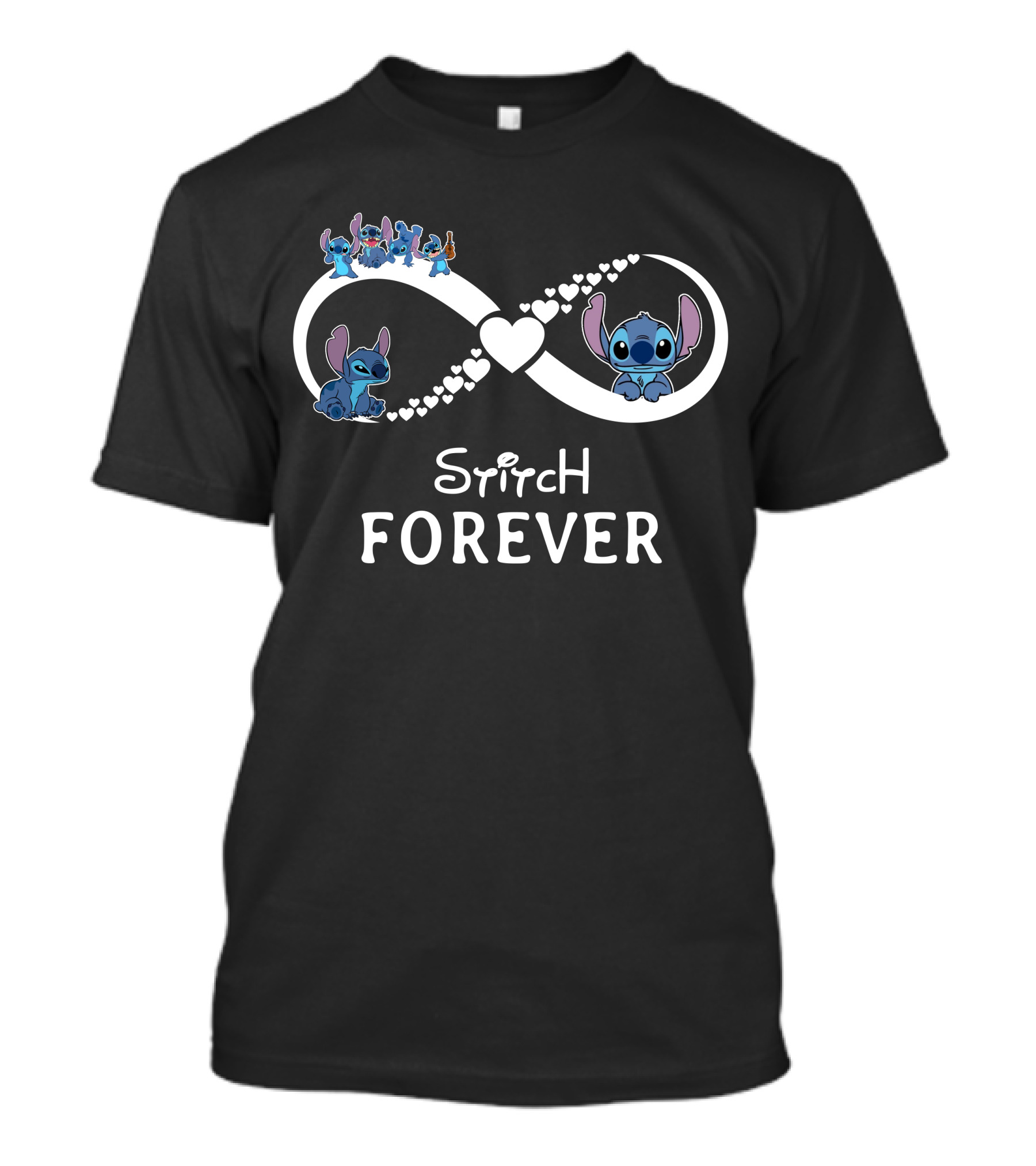 Stitch Forever Infinity Heartful Journey T-Shirt