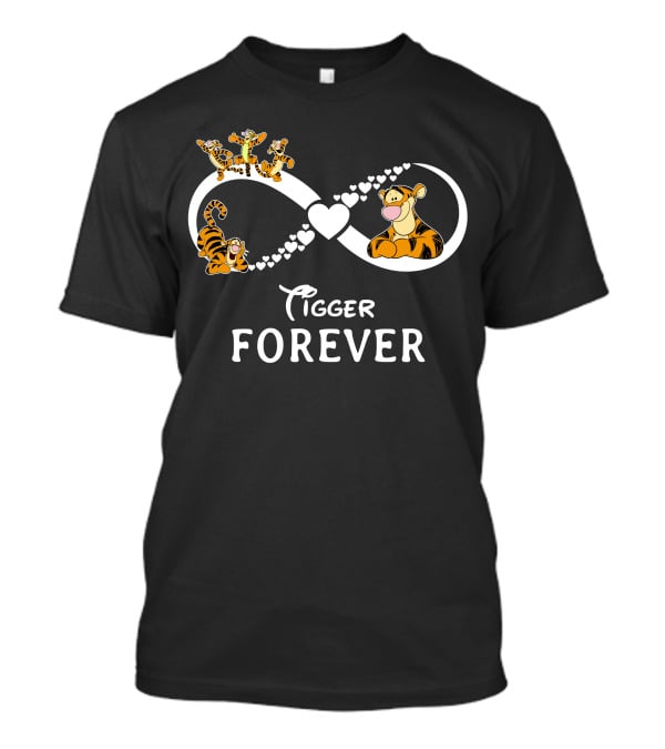 Tigger Forever Infinity Heart And Tigger T-Shirt