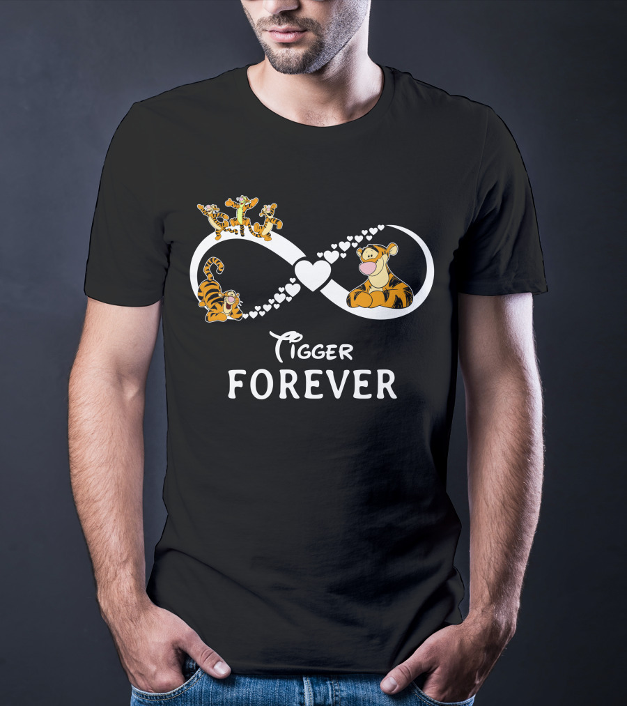 Tigger Forever Infinity Heart And Tigger T-Shirt