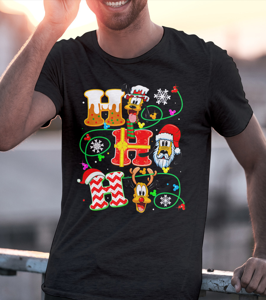 Ho Ho Ho Pluto Christmas Magic T-Shirt