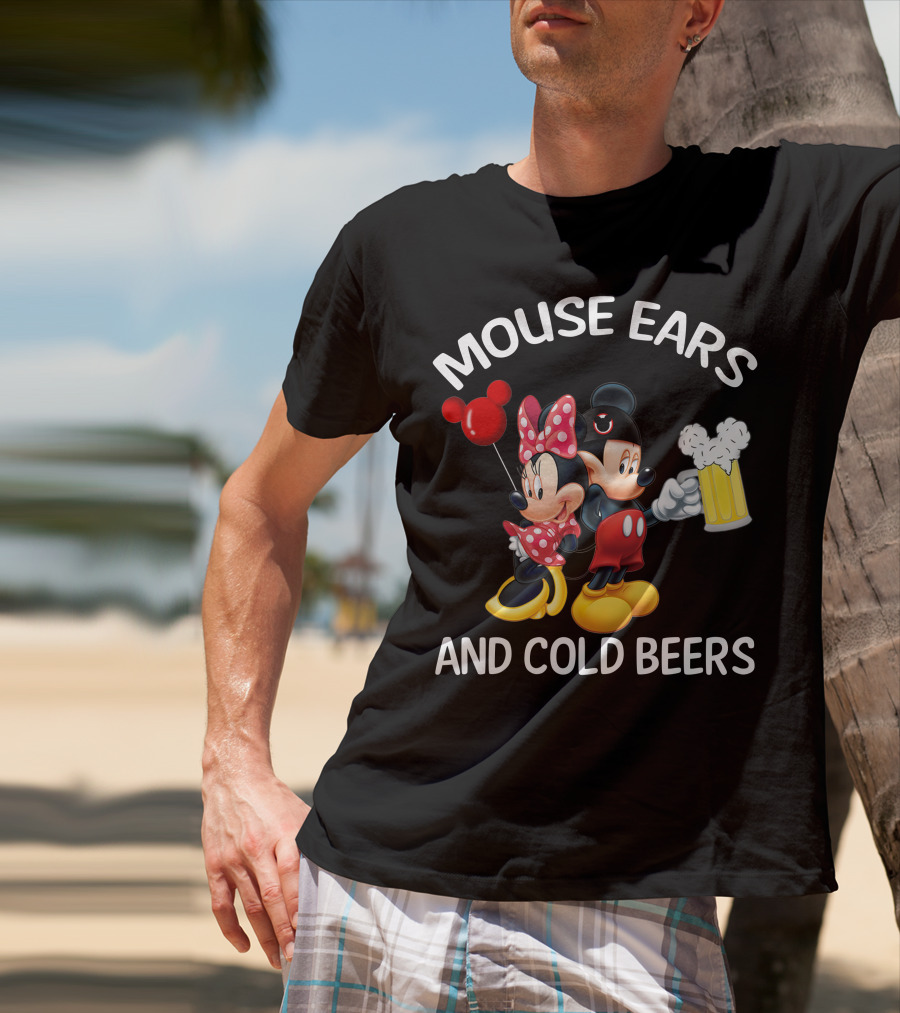 Mouse Ears And Cold Beers T-Shirt