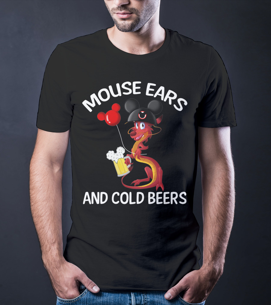 Mushu Mouse Ears And Cold Beers T-Shirt