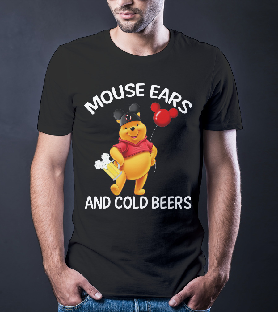 Mouse Ears And Cold Beers Balloon And Mug T-Shirt