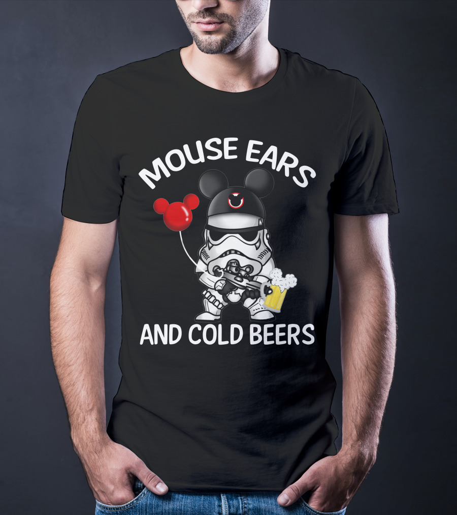 Mouse Ears And Cold Beers Stormtrooper T-Shirt