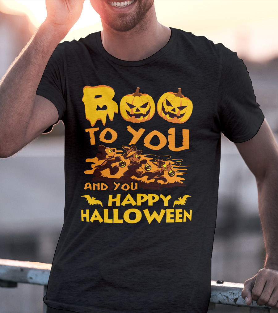 Boo To You And You Happy Halloween T-Shirt