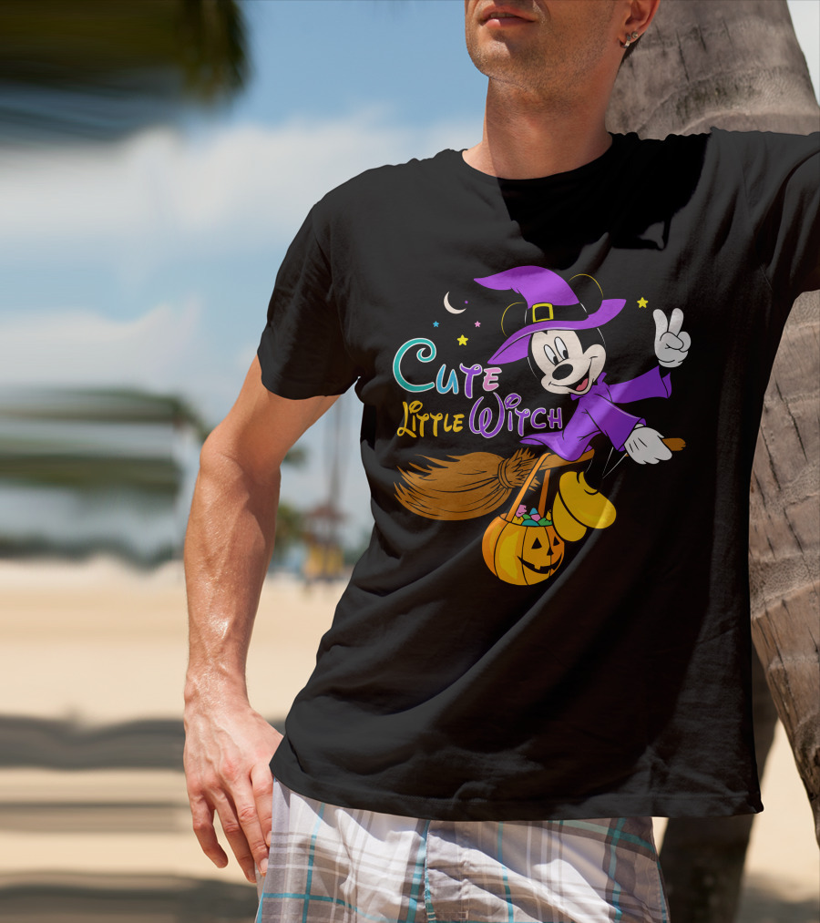 Cute Little Witch Halloween T-Shirt