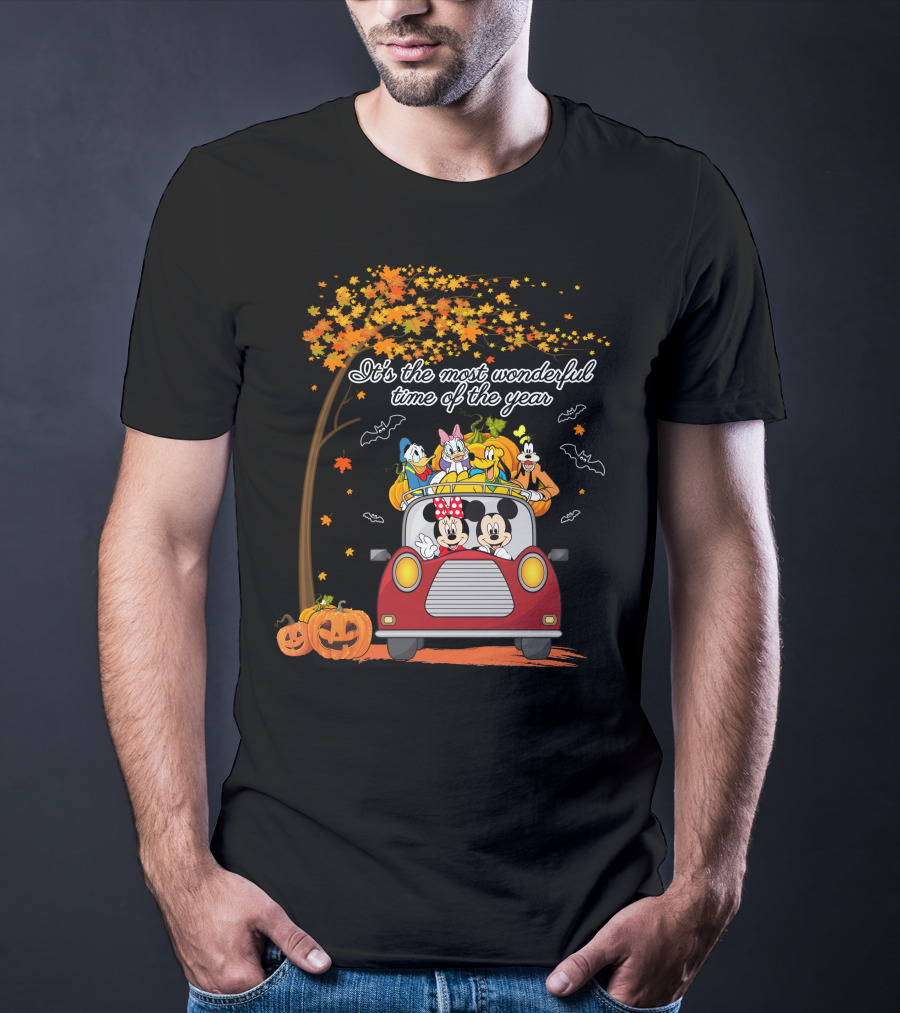 It's The Most Wonderful Time Of The Year With Mickey Minnie And Friends In Halloween Adventure T-Shirt