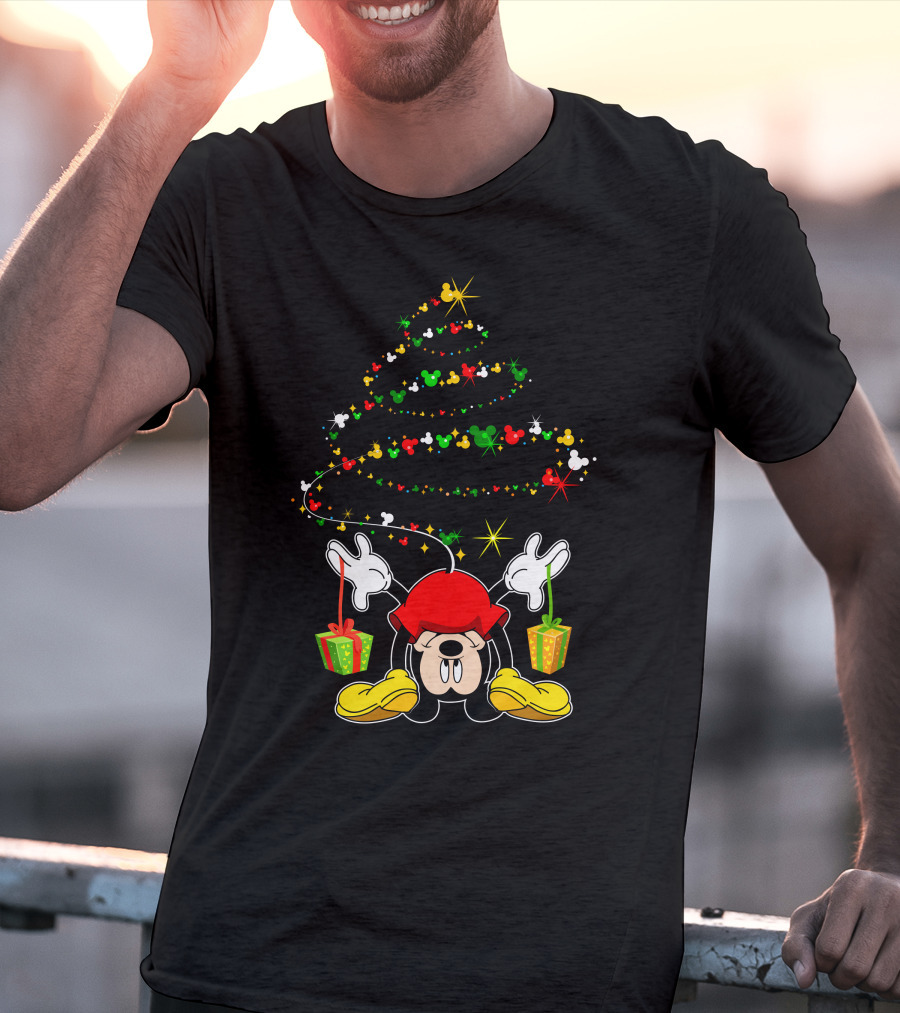 Merry Christmas 102 Holiday Cartoon Character Festive Tree T-Shirt
