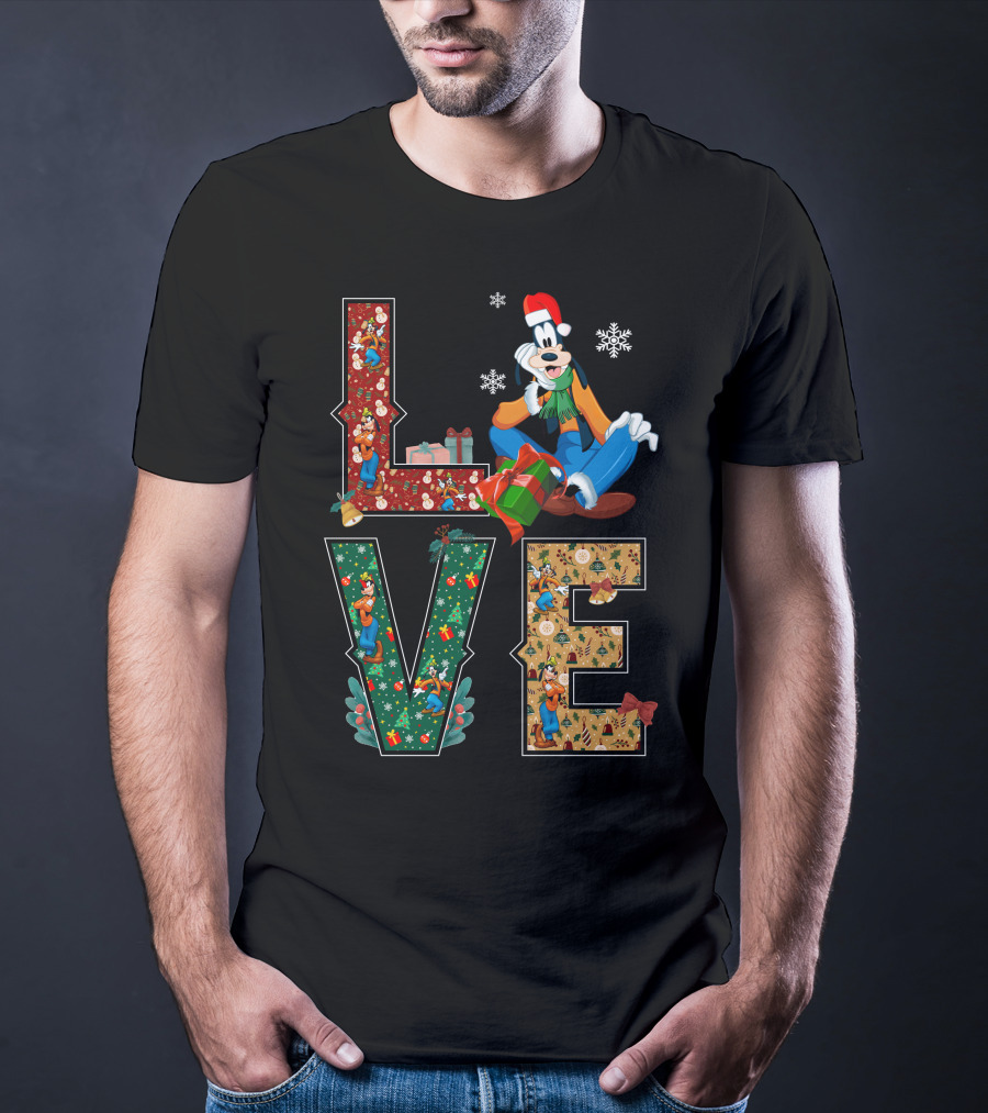 Goofy Love Christmas Festive Celebration T-Shirt