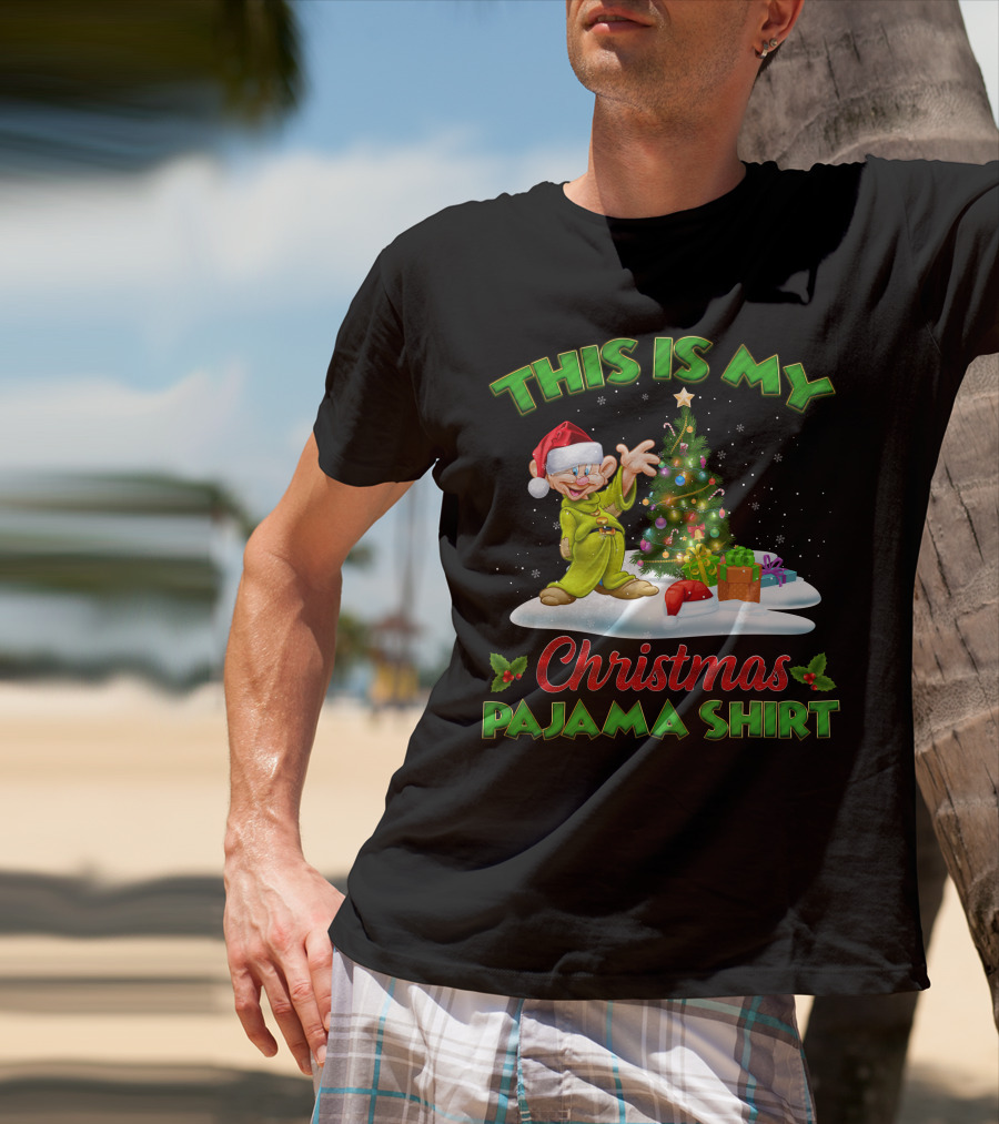 This Is My Christmas Pajama Shirt Dopey T-Shirt