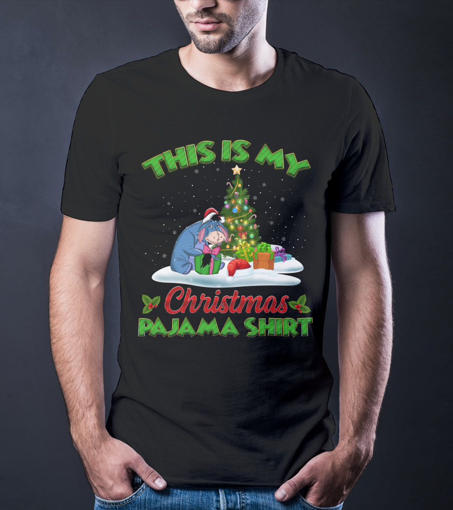 This Is My Christmas Pajama Shirt Eeyore T-Shirt