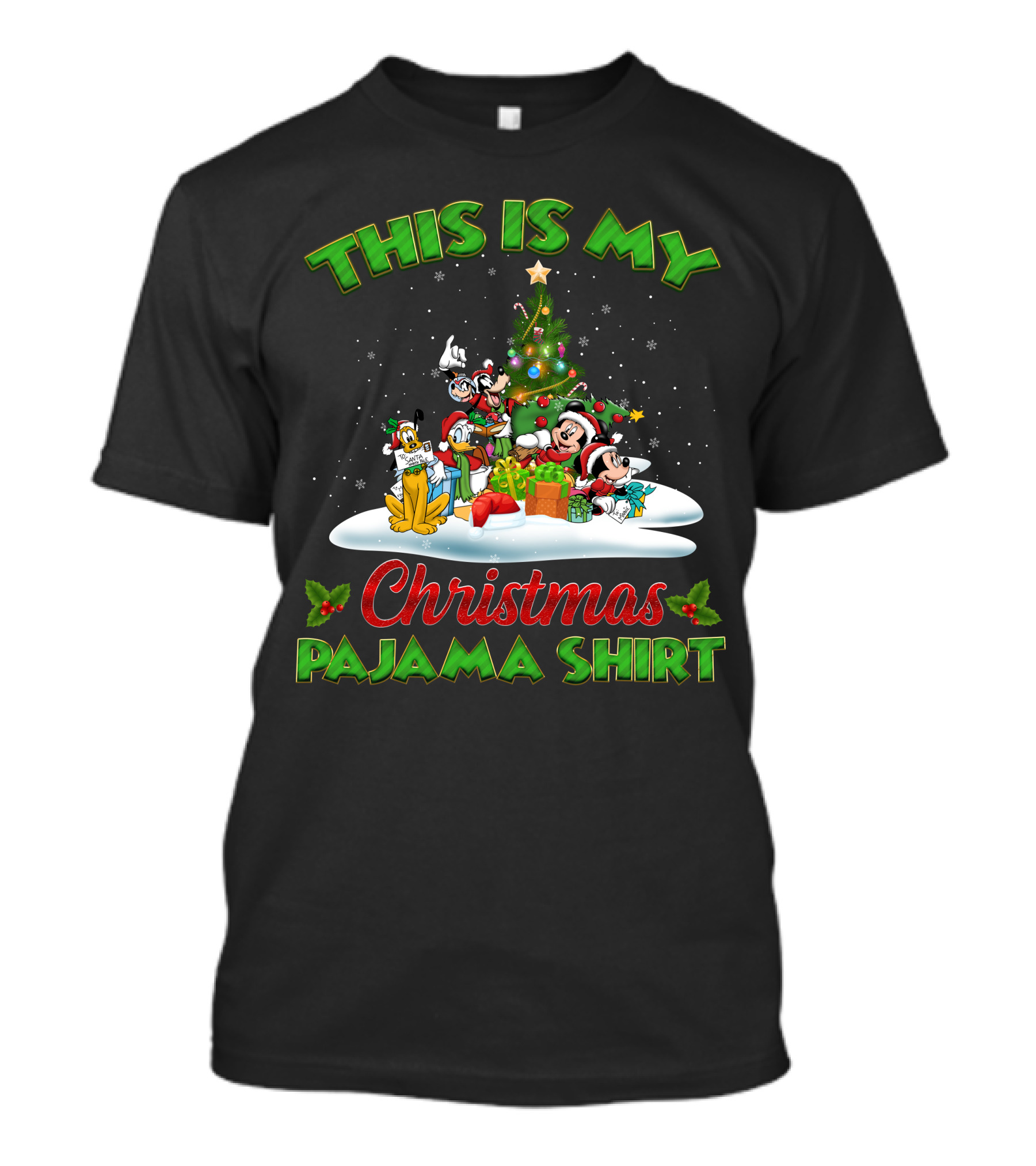 This Is My Christmas Pajama Shirt Mickey And Friend Christmas T-Shirt