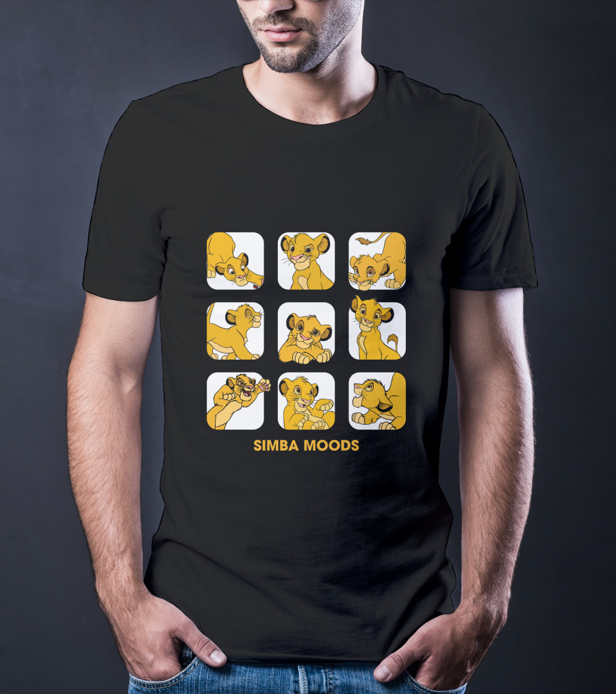 Simba Moods Character Expressions T-Shirt