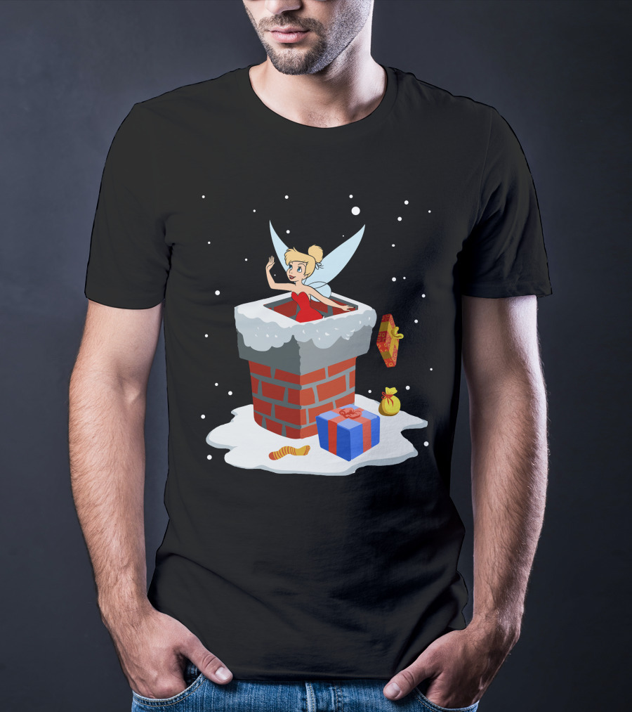 Tinker Bell Christmas Chimney Adventure T-Shirt