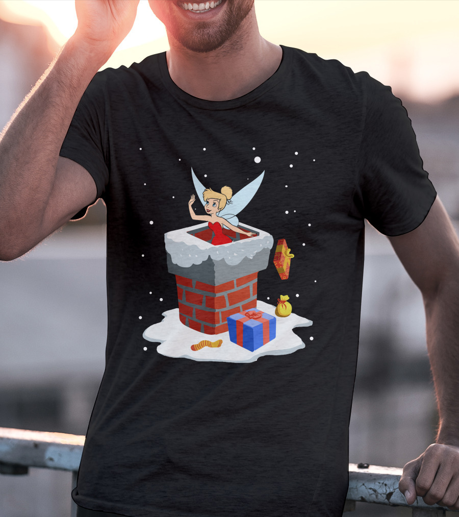 Tinker Bell Christmas Chimney Adventure T-Shirt