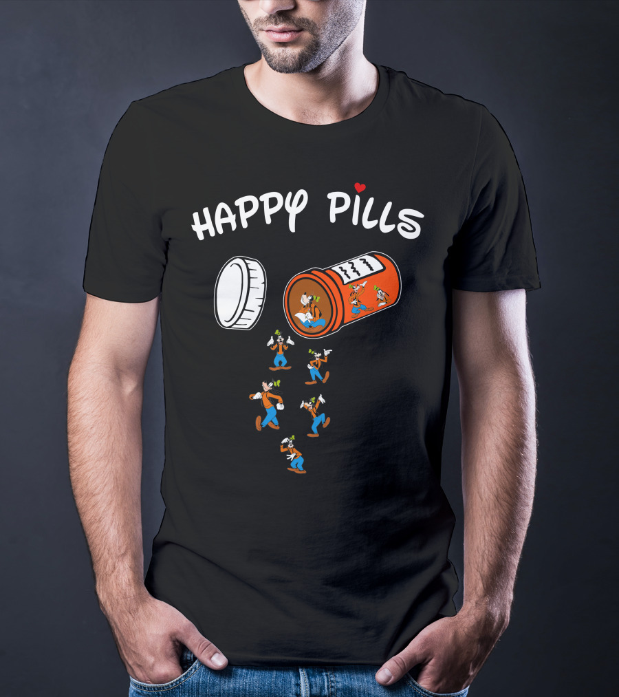 Happy Pills Goofy Capsule Fun T-Shirt