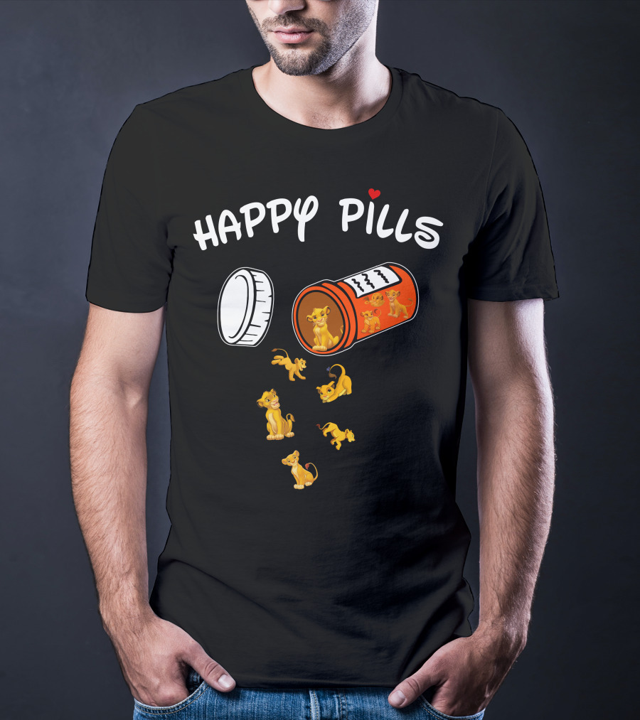 Happy Pills Simba Lion King Capsule Fun T-Shirt