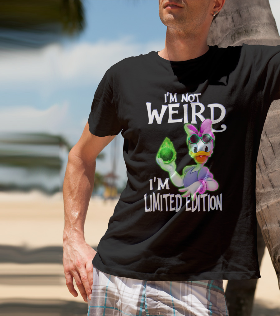 I'm Not Weird I'm Daisy Duck With Green Energy Sphere T-Shirt