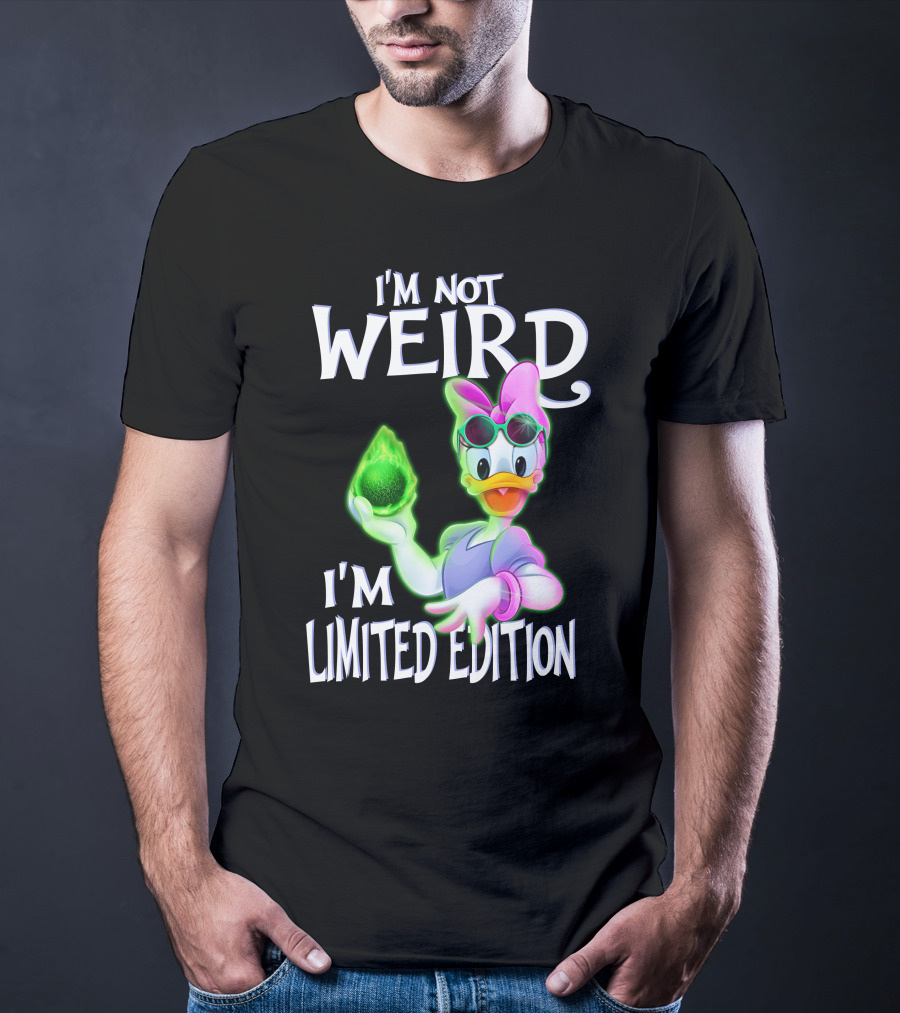 I'm Not Weird I'm Daisy Duck With Green Energy Sphere T-Shirt