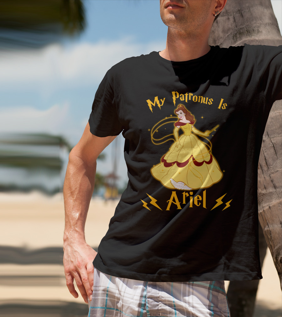 My Patronus Is Ariel Belle Disney Princesses Crossover T-Shirt