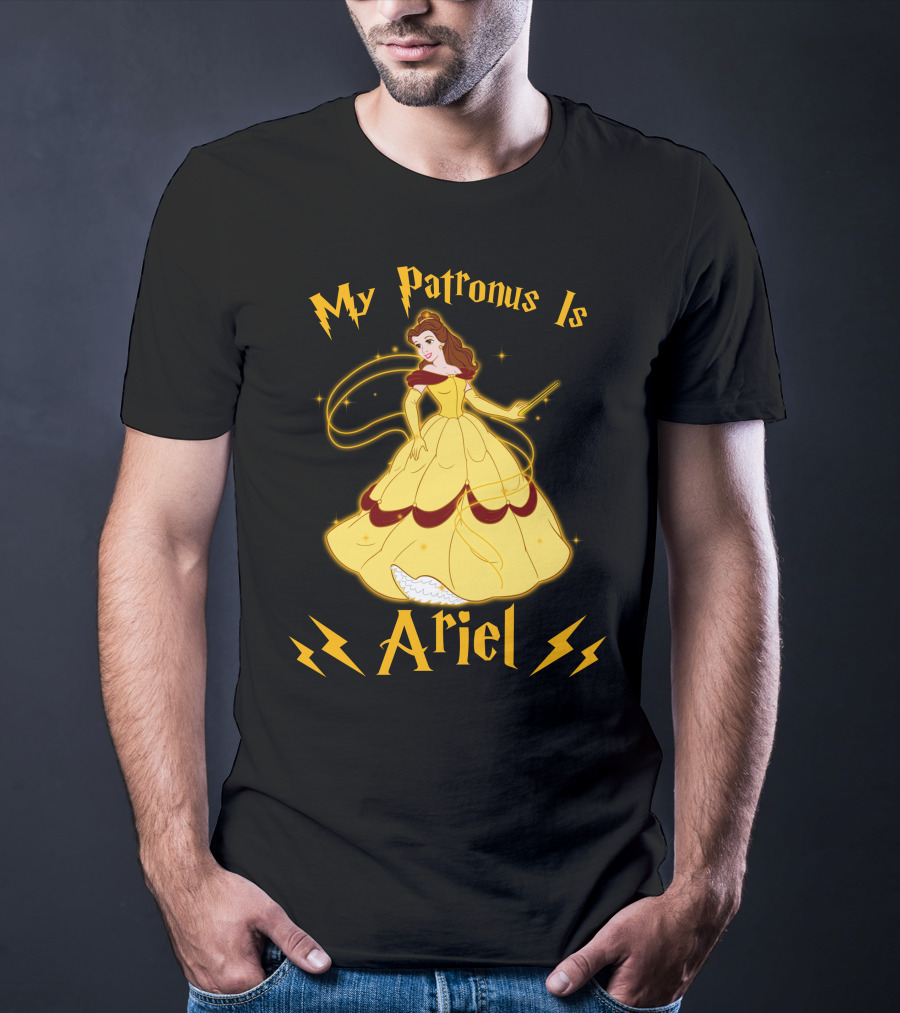 My Patronus Is Ariel Belle Disney Princesses Crossover T-Shirt