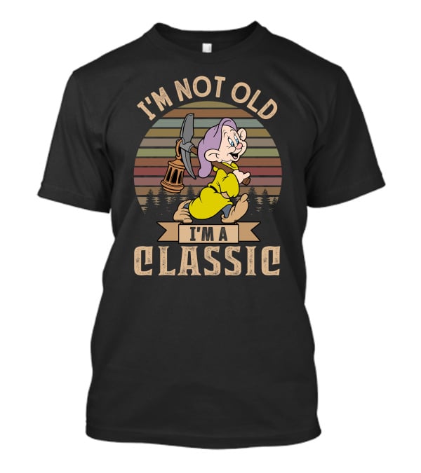 I'm Not Old I'm A Classic Dopey Lantern Sunset T-Shirt