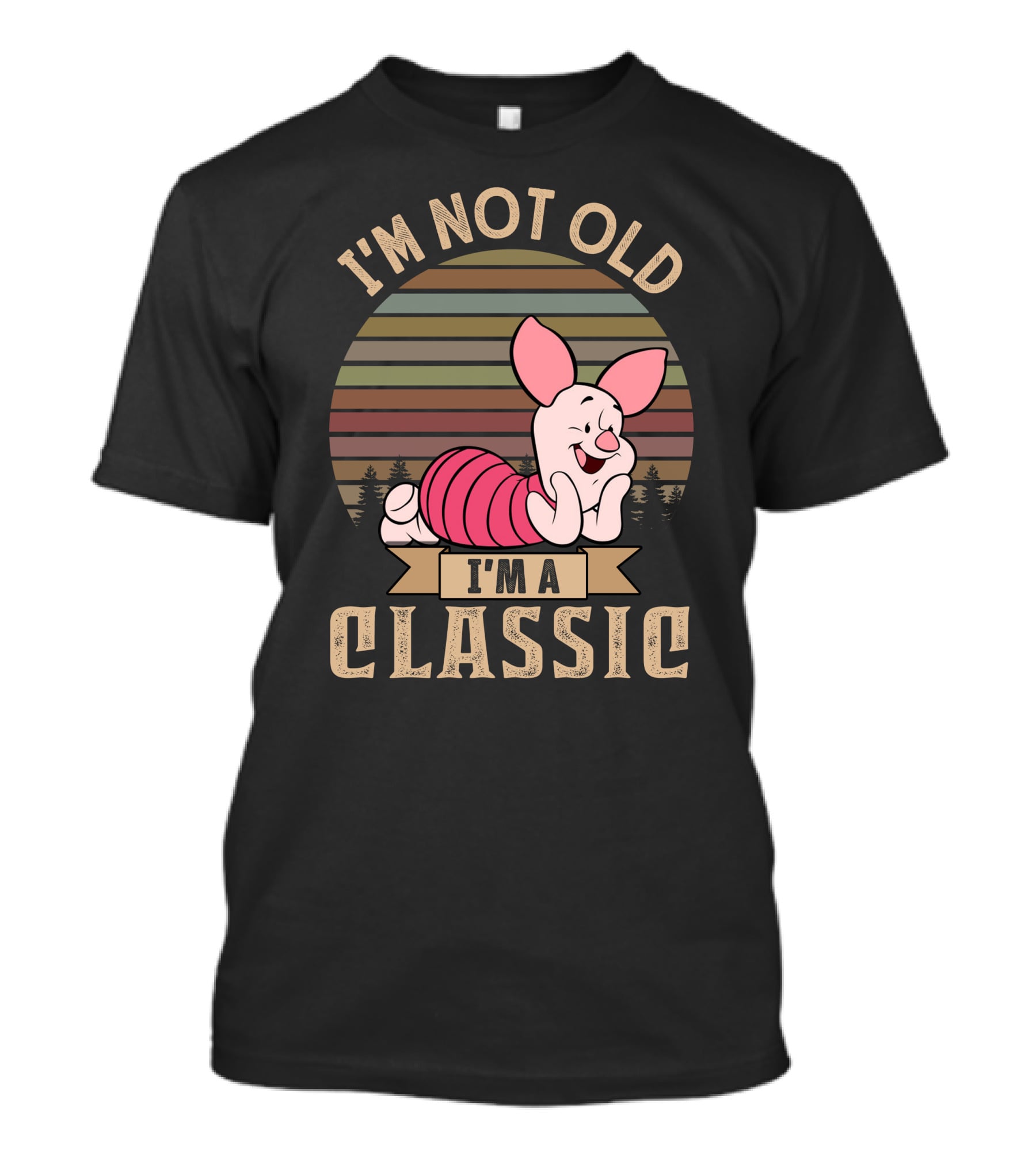 I'm Not Old I'm A Classic Piglet Retro Style T-Shirt