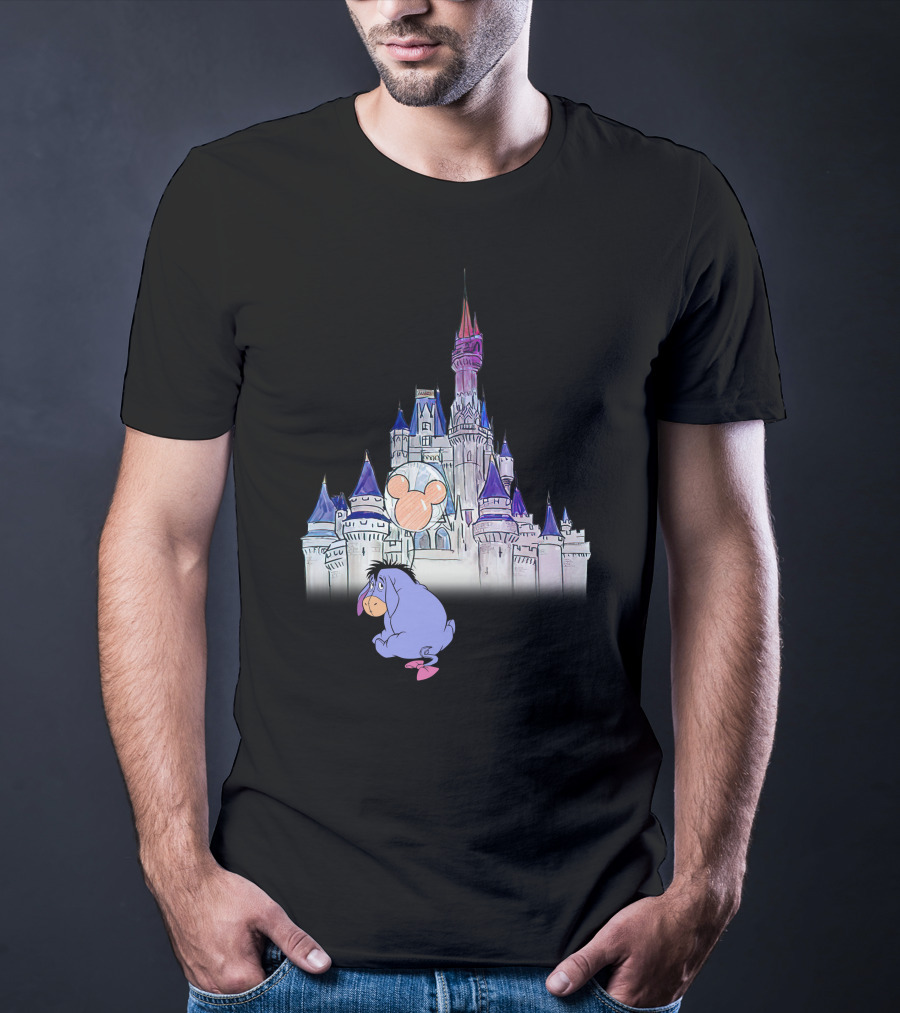 Eeyore Disney Castle Mickey Balloon T-Shirt