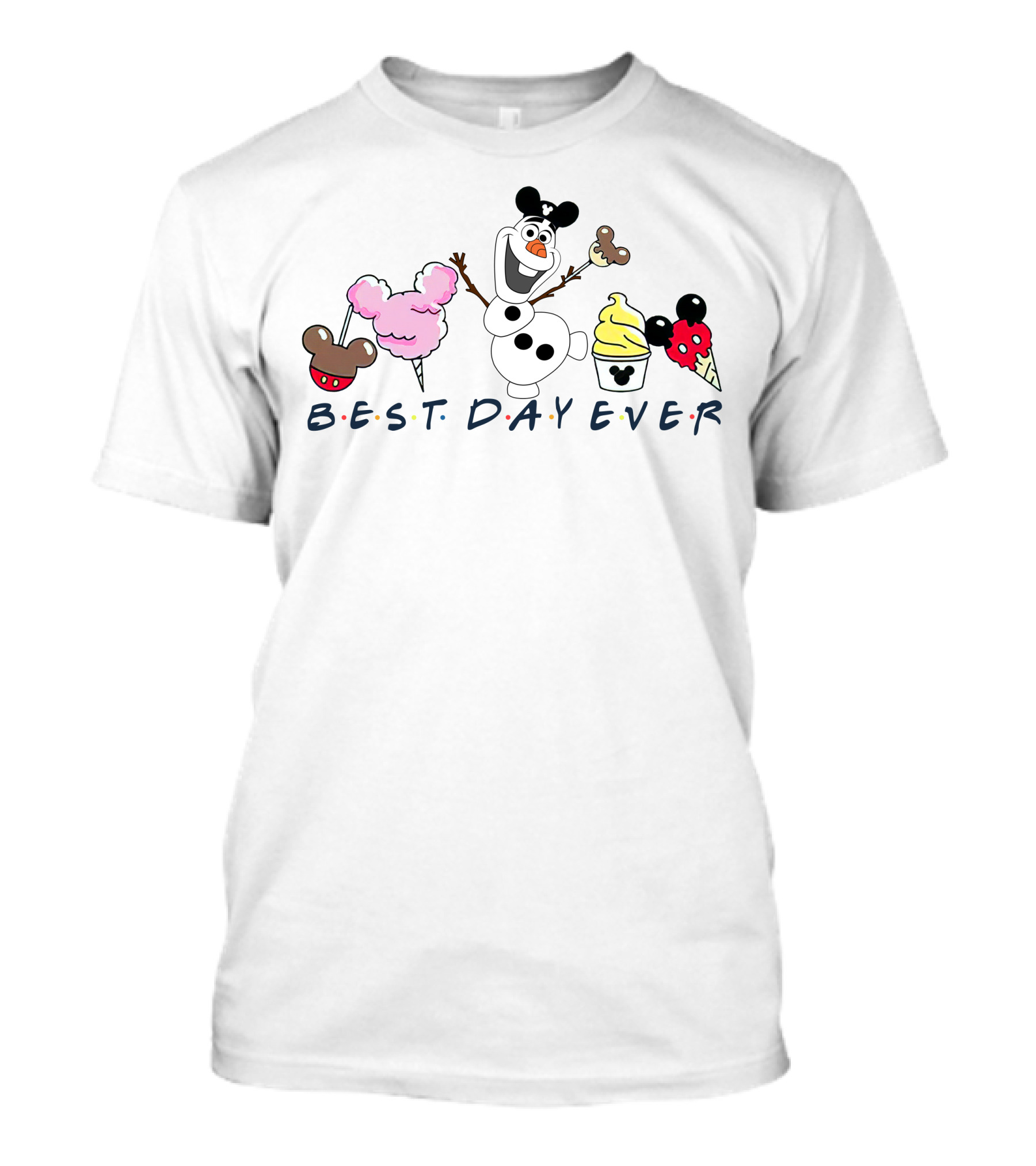 Olaf Best Day Ever Disney Treats T-Shirt