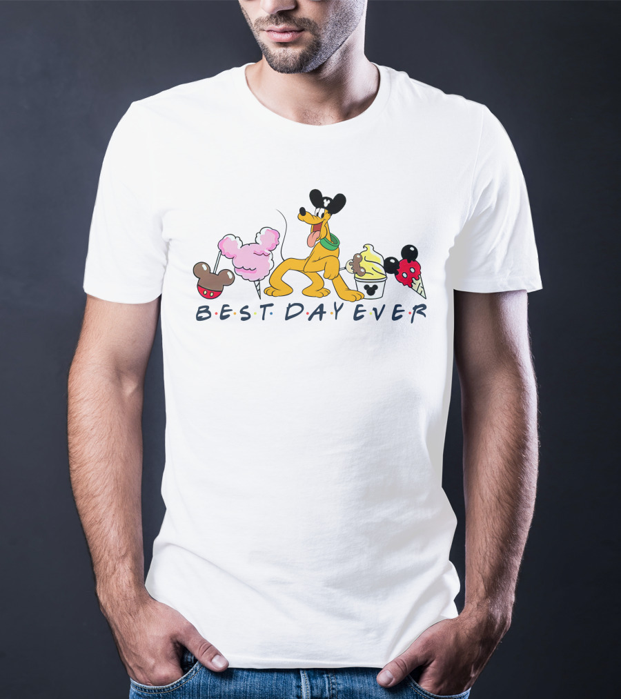 Pluto Best Day Ever Disney Treats T-Shirt