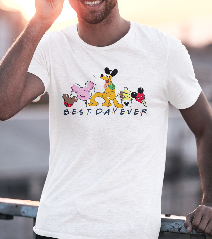 Pluto Best Day Ever Disney Treats T-Shirt
