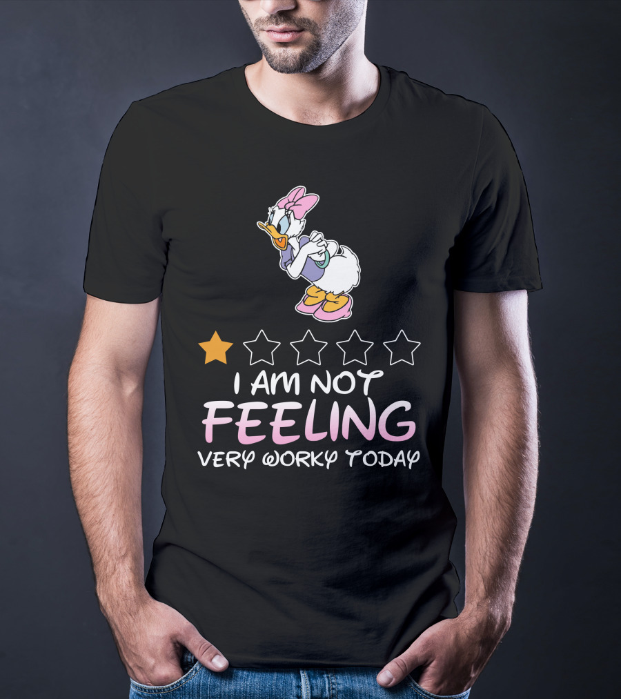 Daisy Duck I Am Not Feeling Very Worky Today One Star Rating T-Shirt