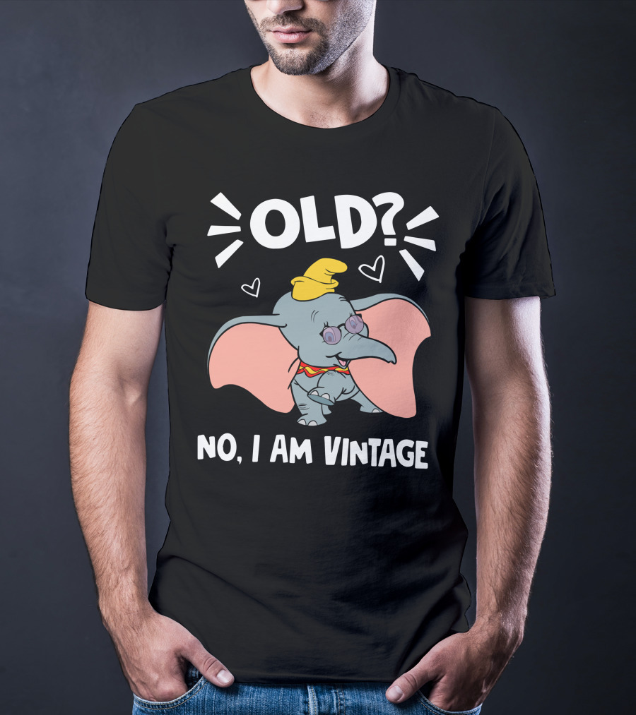 Dumbo Old No I Am Vintage T-Shirt