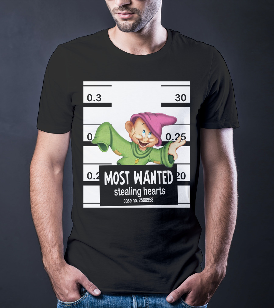 Most Wanted Stealing Hearts Dopey Case No. 2568958 T-Shirt