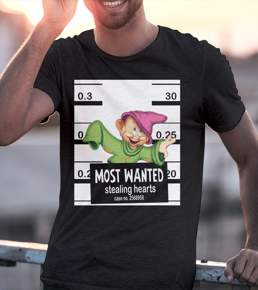 Most Wanted Stealing Hearts Dopey Case No. 2568958 T-Shirt