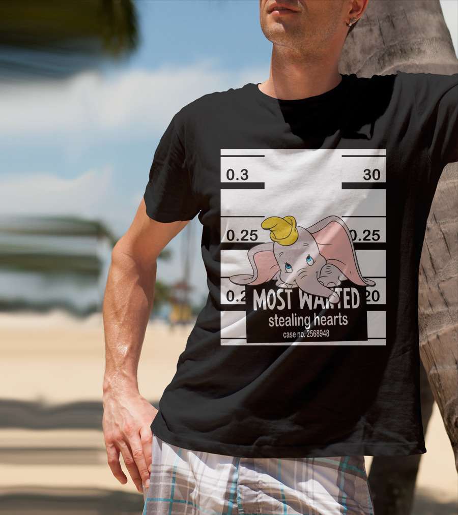 Dumbo Most Wanted Stealing Hearts Case No. 2568948 T-Shirt