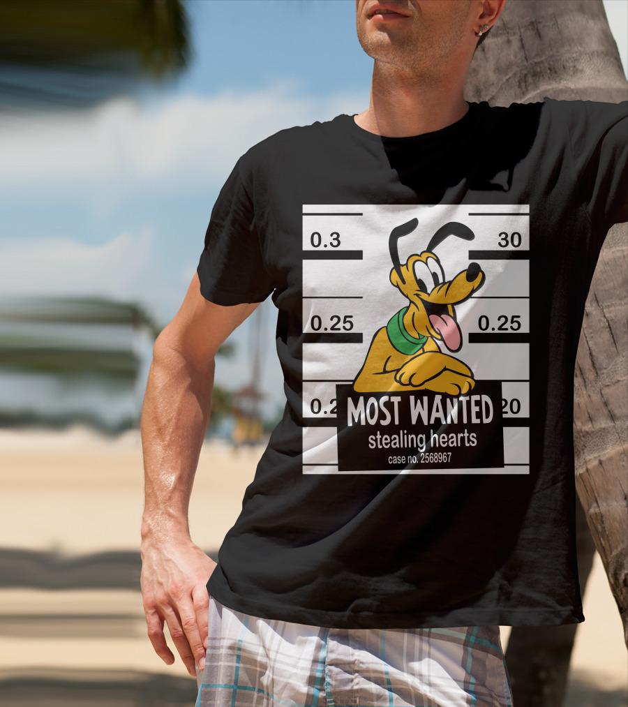 Most Wanted Pluto Stealing Hearts Case No. 2568967 T-Shirt