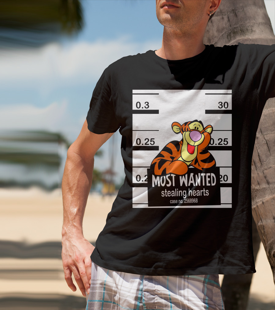 Most Wanted Tigger Stealing Hearts Case No. 2568968 T-Shirt