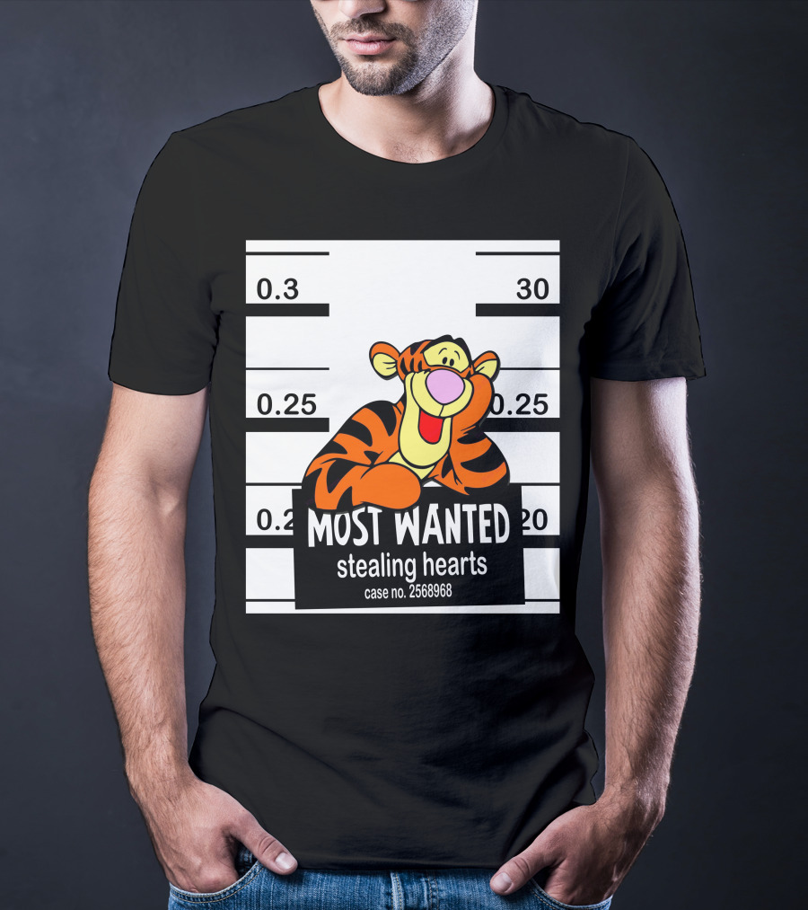 Most Wanted Tigger Stealing Hearts Case No. 2568968 T-Shirt