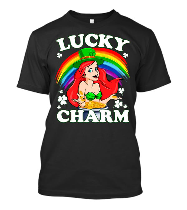Lucky Charm Rainbow Ariel Pot Of Gold T-Shirt