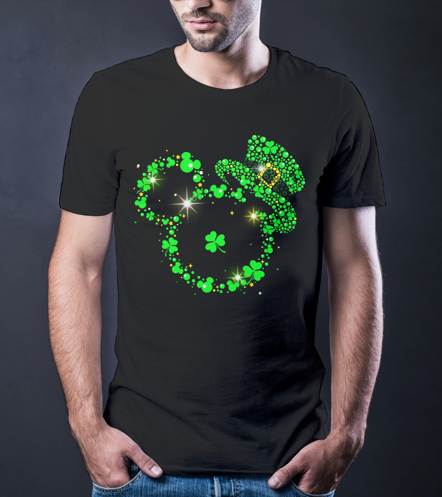 Mickey St Patricks Day Green Shamrock Hat Celebration T-Shirt